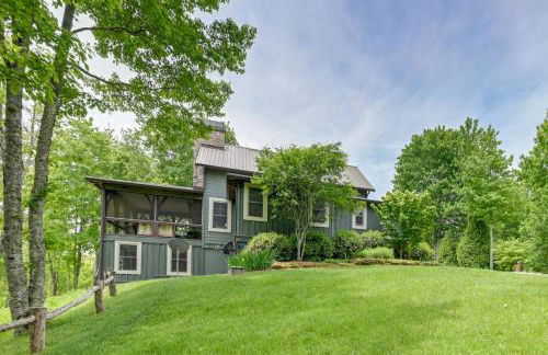 On 22 Acres! Mtn-View Cullowhee Craftsman Retreat - Foto 32