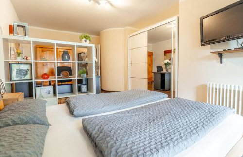 Ferienwohnung mit Terrasse im Grünen mit Sauna nahe Altstadt - Foto 7