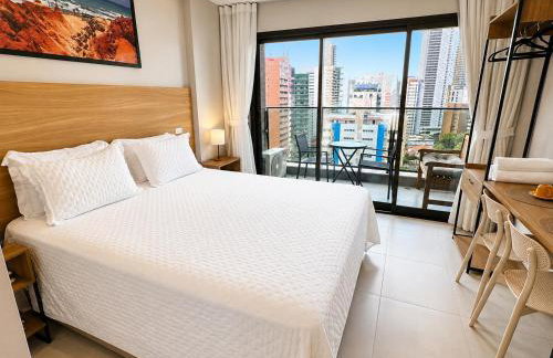 Studio 500m da Praia - Piscina com Vista Incrível - Foto 4