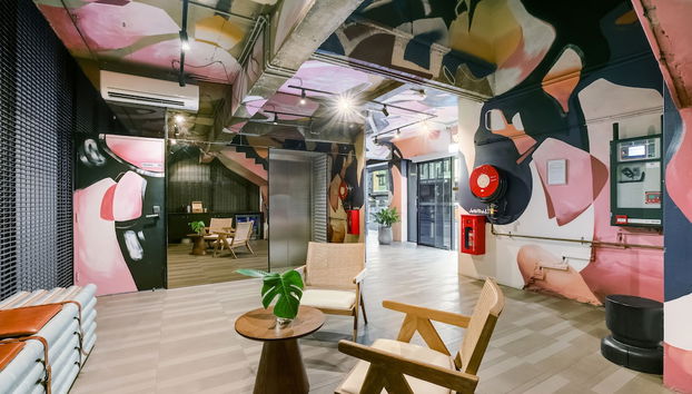 Zona de estar del vestíbulo