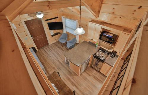 Lena Cabin Wooded Tiny Cabin - Hot Tub - Foto 21