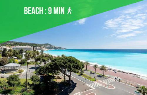 Panoramic Sea View - Terrace - Air Conditioning - 2 Bedrooms - Wifi - Kitchen - Tram - Foto 11