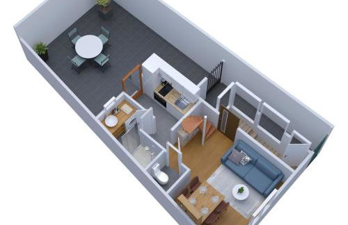 Le Relax - Maison climatisée avec terrasse - Troyes - Foto 4