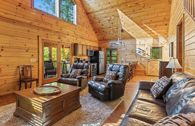 Rustic 3br Cabin Near Lake w/ Hot Tub! - Foto 15