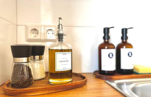 HyggeLiving - DELUXE - 90qm - Balkon - Gartenblick - 55 Zoll TV - Boxspringbetten - Hunde - Kinder - Fahrradkeller - Foto 41