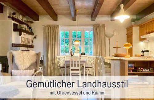 Reetdachhaus in Seenähe, Ruhige Lage, Kamin & Terrasse - Foto 3