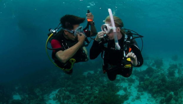 Durante o curso PADI Open Water