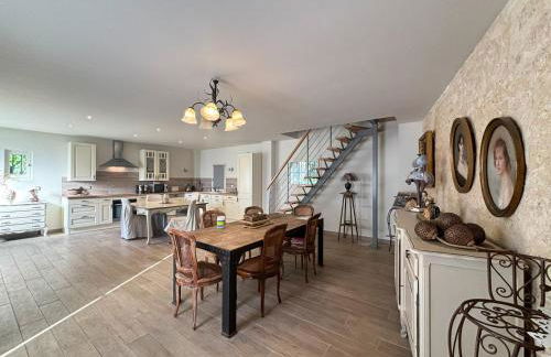 Manoir XV et Grange avec Piscine chauffée privée - Foto 38