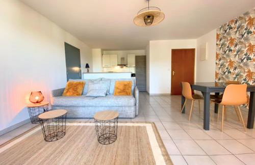 La Palmeraie T2, terrasse, clim, pkg, centre ville - Foto 2