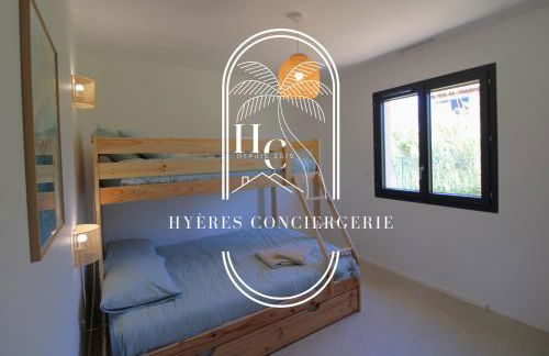 Villa moderne Giens proche plage piscine climatisation Wifi By HC - Foto 33