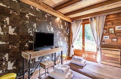 SOMPTUEUX CHALET BARON MEGEVE VUE.Jaccuzi.4 mn a pied au centre - Foto 18