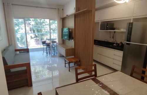 Apartamento novo a 350 m da praia das Toninhas em Ubatuba - 2 dormitórios sendo 1 suite, piscina, varanda gourmet com churrasqueira, ar condicionado, cozinha completa, garagem privativa - Foto 54