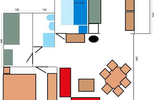 H5 Haus Schwalbennest Kaminofen WLAN - Foto 7