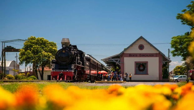 La estación del tren Maria Fumaça