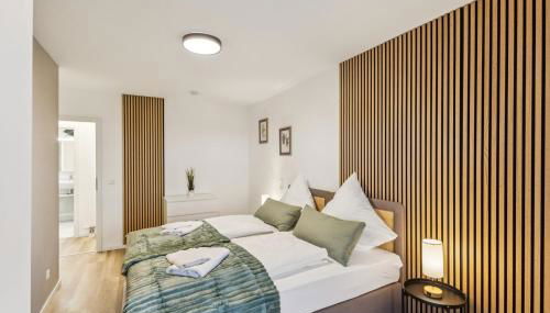 Skyview Apartment mit Balkon & Parkplatz - Foto 2