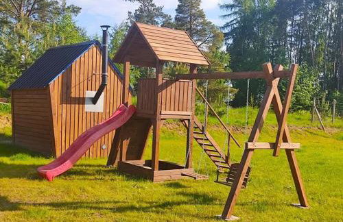 Górskie kaszuby ,Gołubie ,Domek w sielskim klimacie ,niedaleko stoku Koszałkowo na Kaszubach-do 10 osob,sauna ,balia,kominek,opcja kuligu - Foto 12