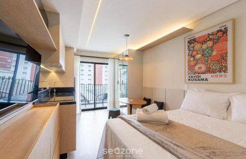 Studios modernos a poucos do centro Curitiba - EBI - Foto 27