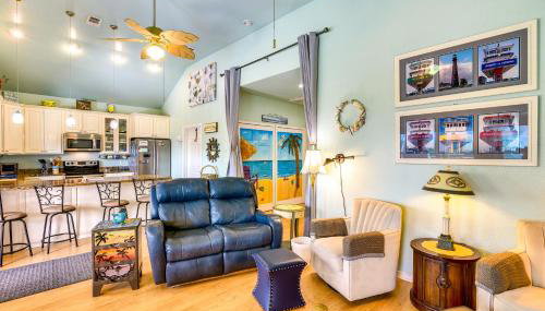 Ocean-View Balcony! Coastal Haven in Crystal Beach - Foto 1