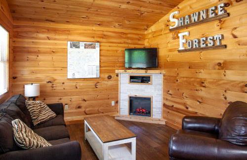 Pretty Cabin with Hot-tub in Herod, Illinois - Foto 5