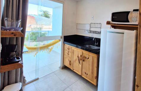 MSFlats Paripueira praia varanda c rede cozinha Wifi Ar split - Foto 23