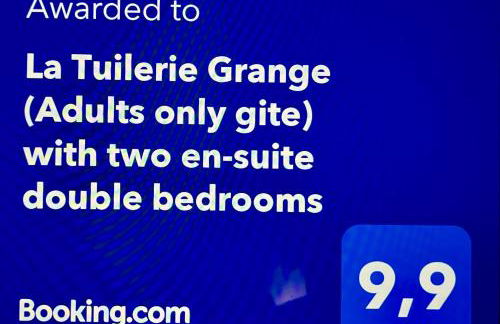 La Tuilerie Grange (Adults only gite) with two en-suite double bedrooms - Foto 54