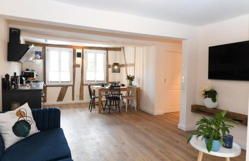 Ferienwohnung Heppenheim - Wohnung "Nibelungen"mit Dachterrasse - Das schiefe Haus - Foto 6