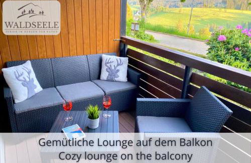 Exklusives 5-Sterne Apartment Waldseele mit Indoor-Pool, Sauna, top Lage und Ausblick in die Natur, Hunde willkommen - Foto 12