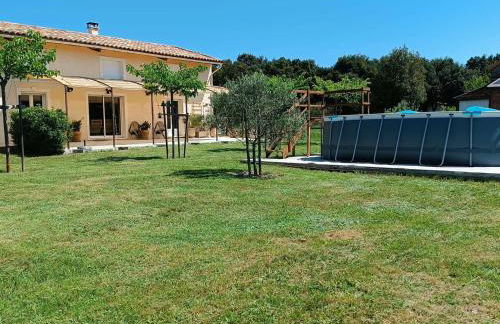 Villa 4 pers avec piscine privée, grand terrain, animaux admis, WiFi, Orgnac l'Aven - FR-1-382-207 - Foto 8