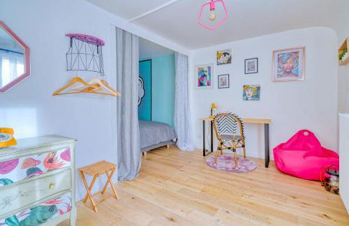 Confort et Nature, Duplex Idéal à Jouy-en-Josas, Parking gratuit, 25 mn orly, 10 mn Versailles - Foto 9