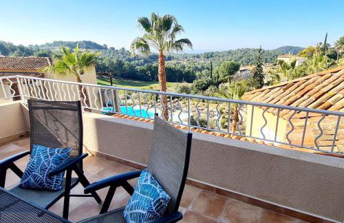 HAMEAU DES AMANDIERS VUE MER - PISCINE, GOLF et TENNIS PRIVE - Foto 17