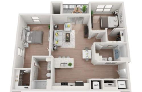 Cozy Luxury Apt, Gym, King Bds, Comfy Sectional - Foto 55