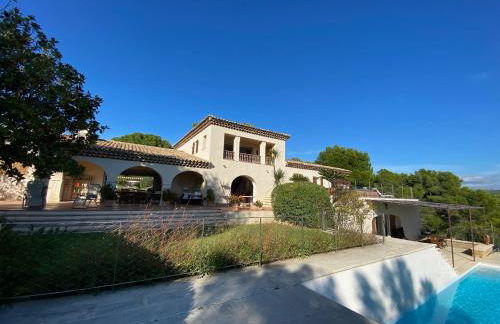 Grande villa familiale vue mer avec piscine - domaine privé à St Cyr sur Mer - Foto 2