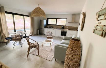 Villa Copains, 5 pers, piscine chauffée, 5 mn plage - Foto 15