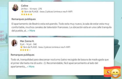 Beau 2 pieces récent a 5 m de la plage - Foto 6