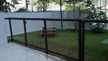 Arretado de bom ! A 250 m da praia de Boa Viagem, 3 km do aeroporto, próximo aos shoppings, com WI-FI 560 Mbps, coworking, piscina e academia - Foto 3, Garden