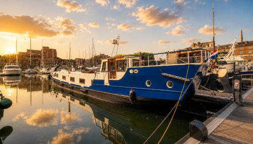 Historic Dutch Barge, Idyllic location - Foto 3
