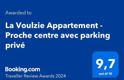 La Voulzie Appartement - Proche centre avec parking privé - Foto 2