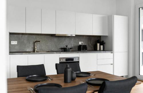 EXQUIS Luxus 2BR Apartment FRITZ I Balcony I Mercedes & US Army I Parking I Stuttgart - Foto 3