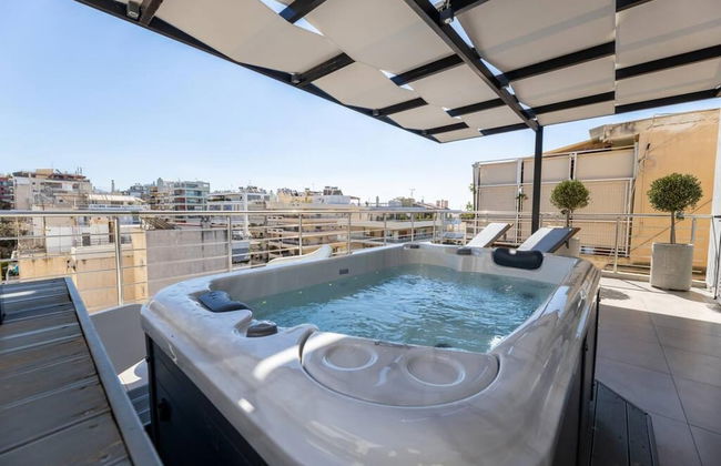 Jacuzzi Lux Penthouse P Faliro - Foto 23