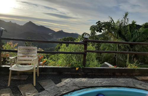 Chalé Pakere Bellavista - visão magnífica do vale e montanhas a mais de mil metros de altitude, wi-fi, sauna, piscina e água de nascente - locação do chalé sem prestação de serviços - Foto 41