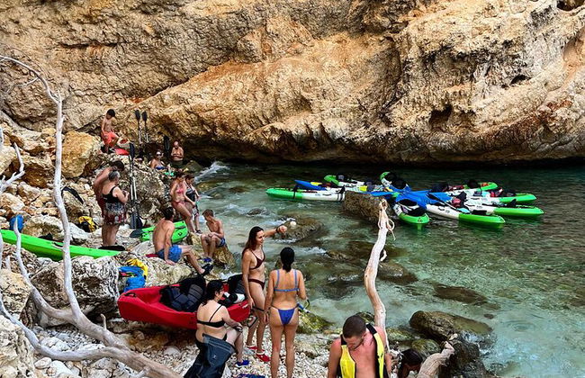 Kajak-Granadella-geführter Ausflug zu seinen Höhlen und Cala en Caló - Foto 8