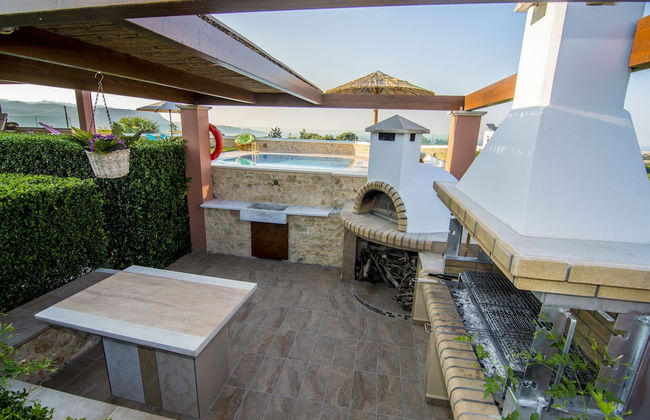 Cretan Vineyard Hill Villa Private Pool, Panoramic View, Beautiful Vineyard - Photo 28