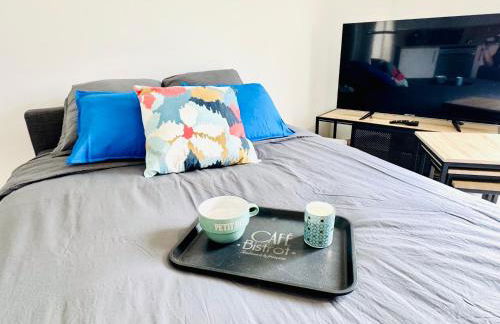 Le Cèdre Enchanté - Maison avec 2 chambres pour 6 personnes climatisée, avec terrasse et BBQ - Foto 15