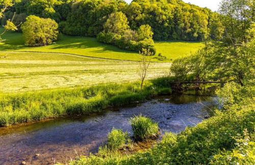 Freistehendes Ferienhaus mit Kamin, Sauna, atemberaubenden Blick ins Tal, mehrere Terrassen, 1500qm Grundstück 1,6m hoch eingezäunt - Foto 19