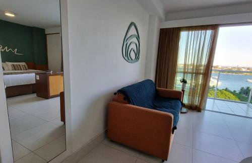 Flat charmoso na ilha de Vitória Praia do Canto - Foto 36