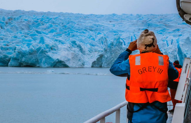Balade en bateau sur le lac Grey avec visite de la plage et du glacier - Photo 5