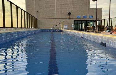 Flat Beach Class Excelsior - Apto Completo para 4 pessoas vista rio e mar - Foto 28