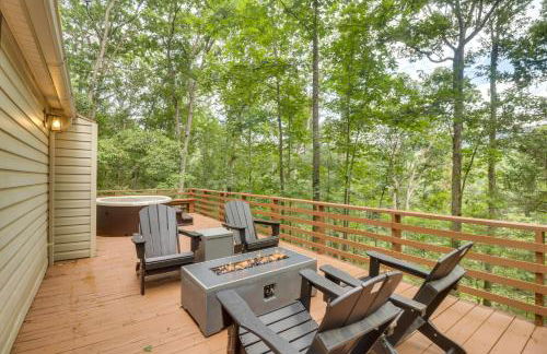 Private Hot Tub and Fire Pit Family Broadway Cabin - Foto 23