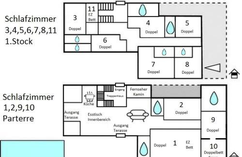 Gruppenferienhaus Villa August - Foto 31