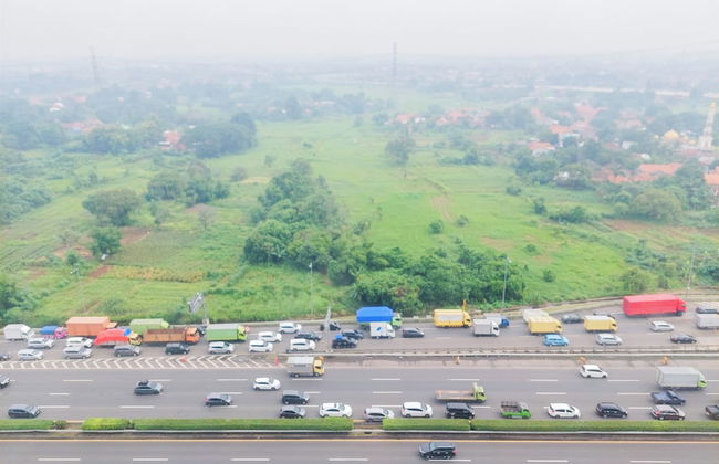 Well Furnished And Comfy Studio Sky House Alam Sutera Apartment - Foto 7